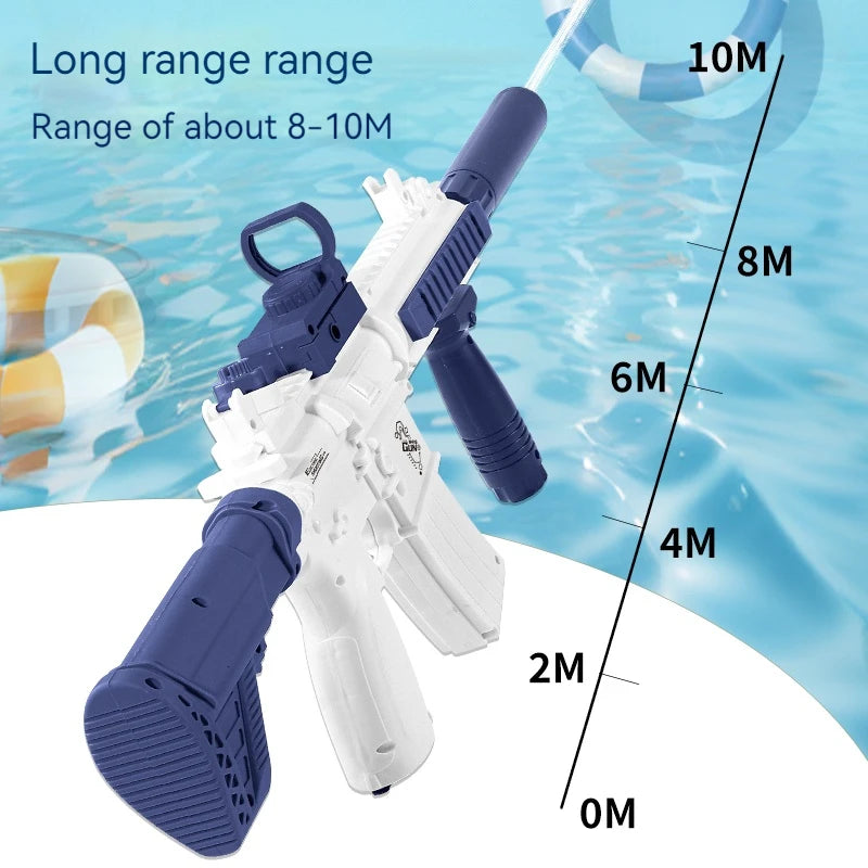 M416 Electric Water Gun Fun: Soak Your Friends This Summer!