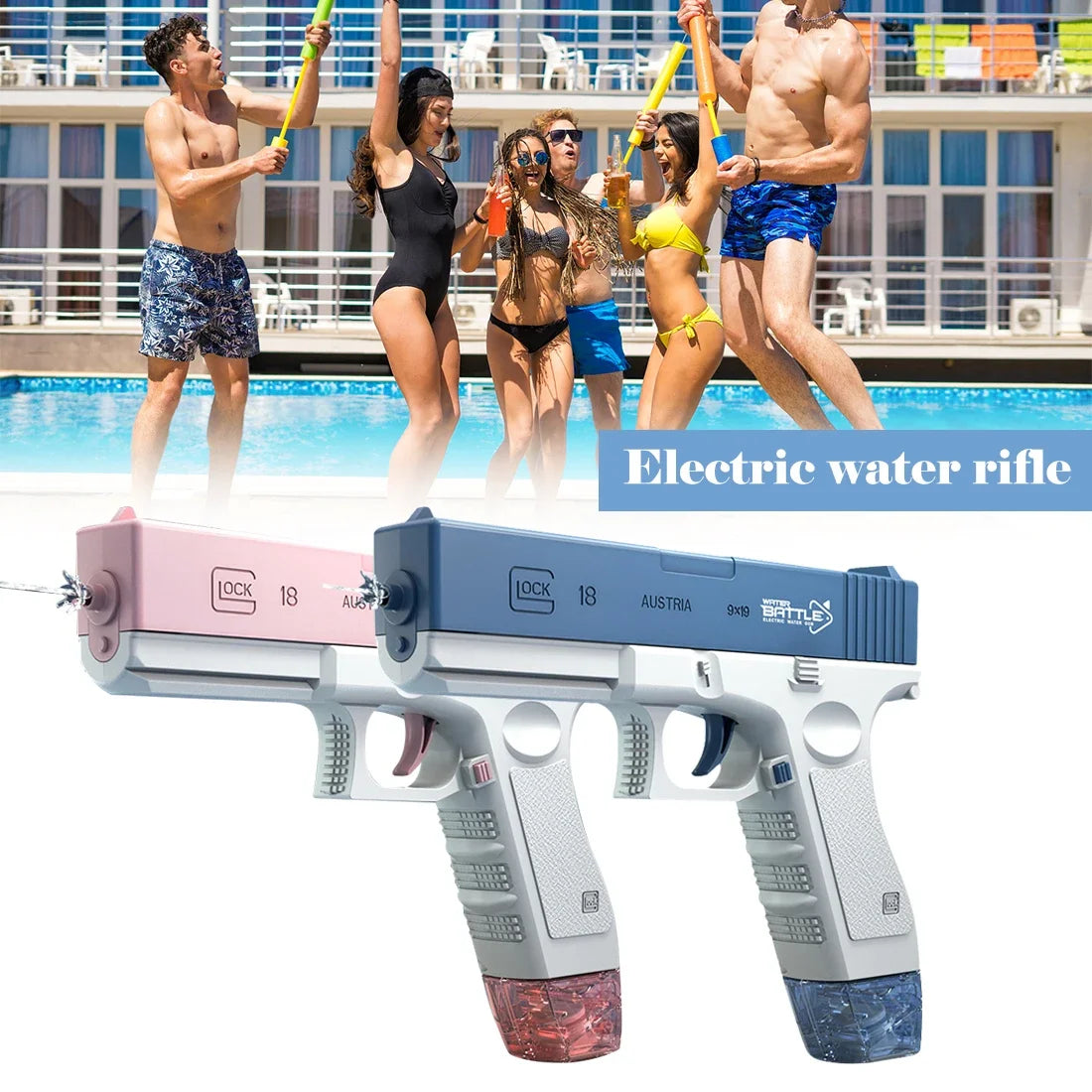 Glock Electric Water Gun: High-Pressure