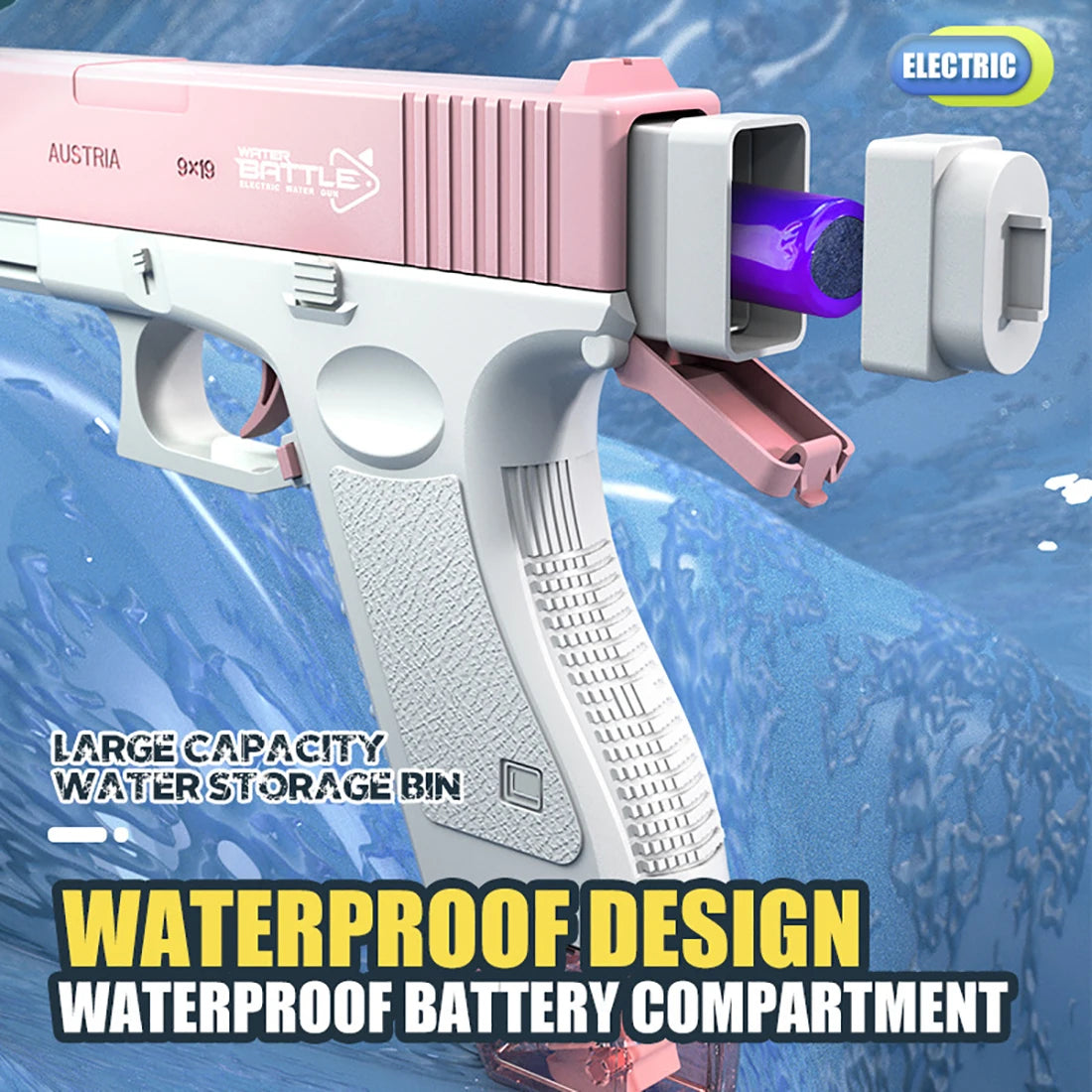 Glock Electric Water Gun: High-Pressure