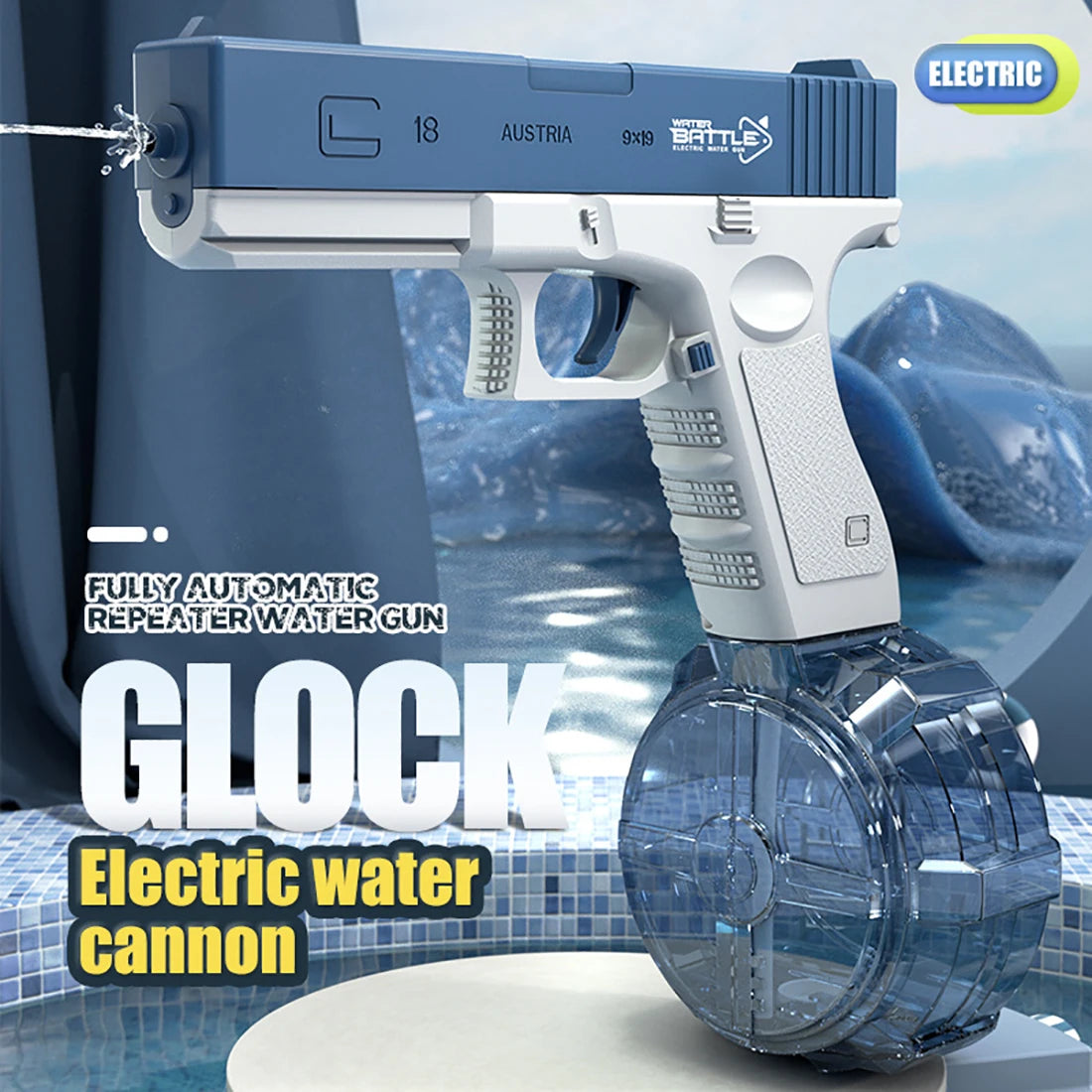 Glock Electric Water Gun: High-Pressure