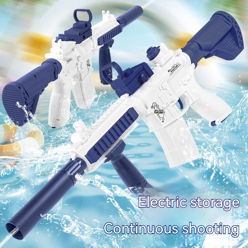 M416 Electric Water Gun Fun: Soak Your Friends This Summer!