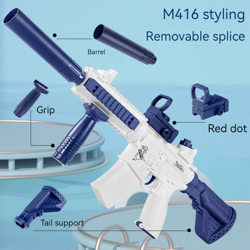 M416 Electric Water Gun Fun: Soak Your Friends This Summer!