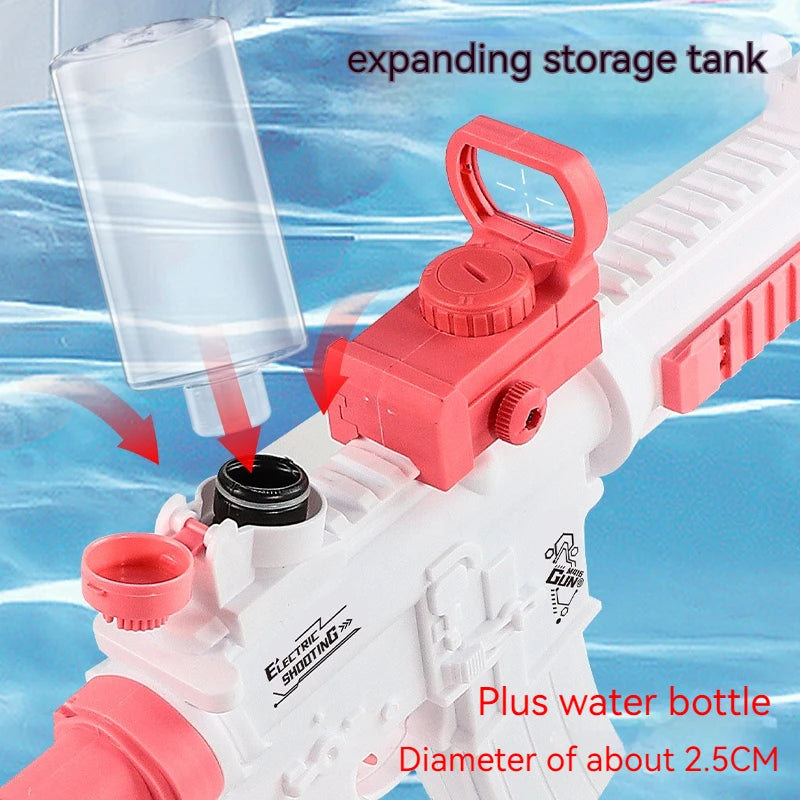 M416 Electric Water Gun Fun: Soak Your Friends This Summer!